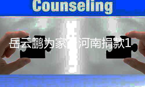 河南鹏为岳云元共度难关家乡捐款0万我们